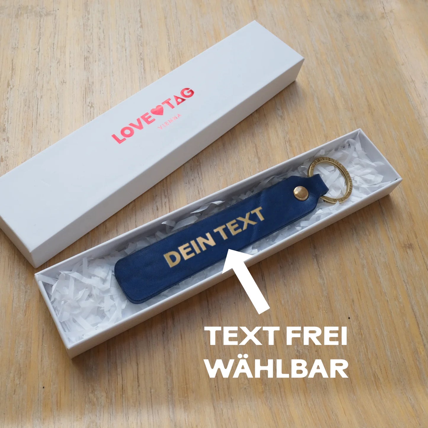 Personalisierter Schlüsselanhänger | Text frei wählbar
