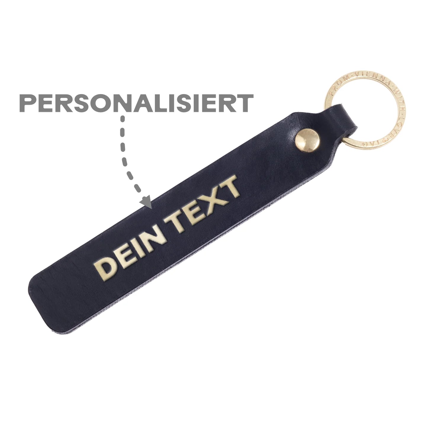 Personalisierter Schlüsselanhänger | Text frei wählbar